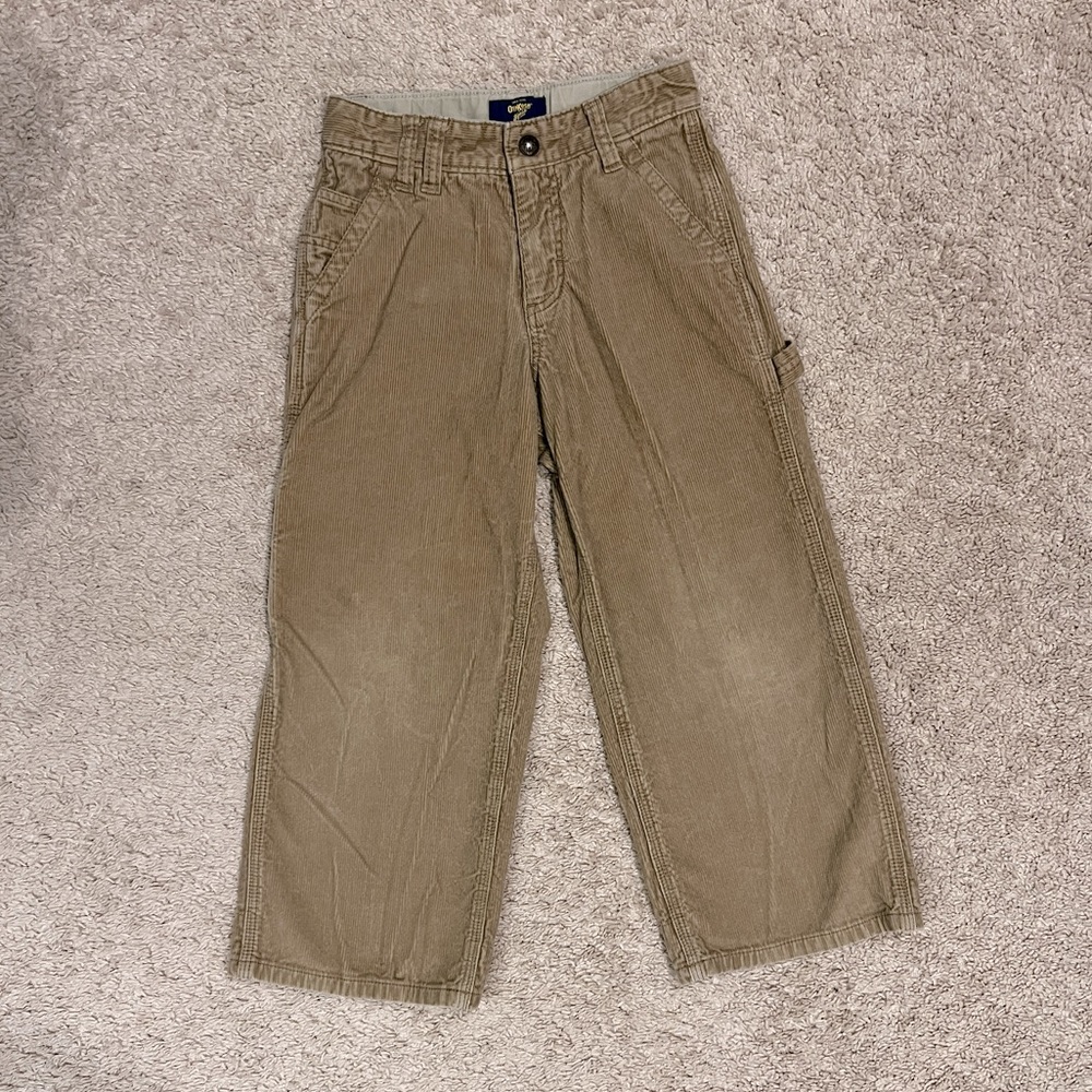 OshKosh corduroy khaki carpenter pants - 6